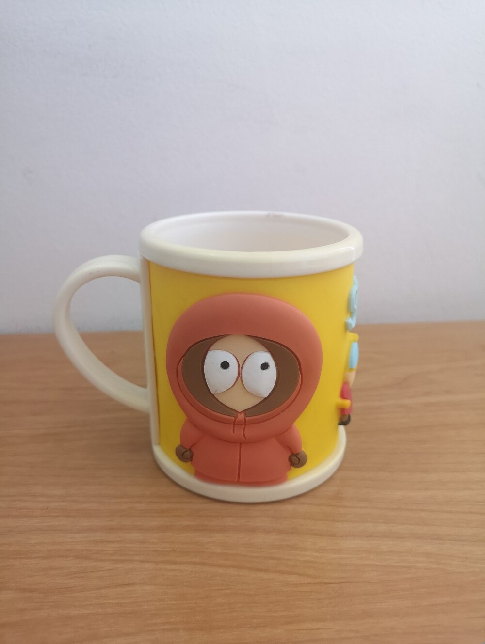 South park mug with raised characters